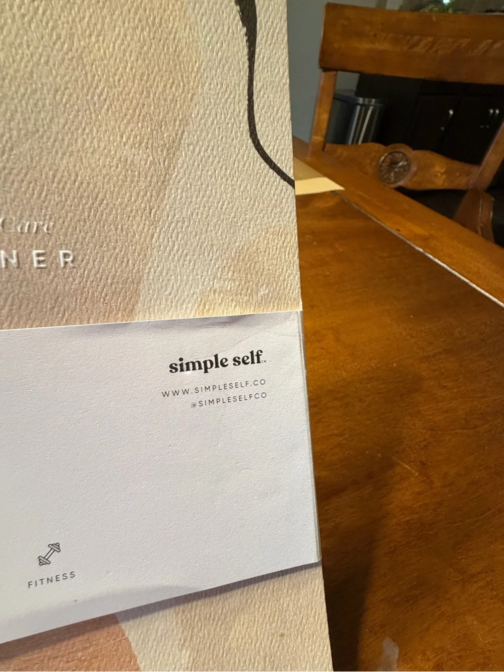 Simple Self Self Care Wellness Planner in Beige and Cream